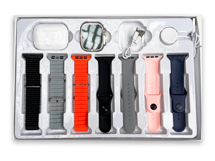 Ultra Smart Watch with Free Wireless Earbuds